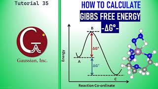 How to calculate Gibbs free energy using Gaussian 09W and G16 | Gibbs free energy Calculation | DelG