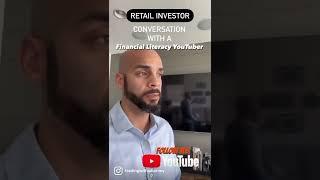 Conversation between retail investor and Finance YouTuber