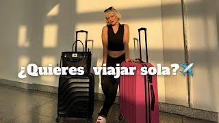 Comienza a viajar SOLA ️ Tips desde 0