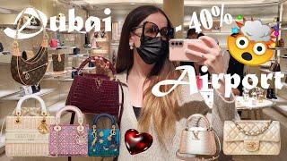 OMG!! - 40% OFF!!  DUBAI AIRPORT LUXURY SHOPPING VLOG 2022 - CHANEL, Louis Vuitton, Dior & BVLGARI