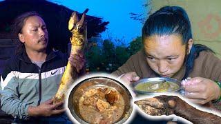 Buff Leg Soup Cooking & Eating Local Village Style | Delicious Bone Marrow Soup for Childbirth woman