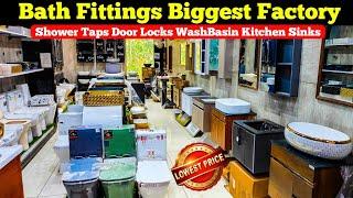 Biggest Bathroom Fittings Direct From Factory | Shower Taps Wash Basins Vanity Kitchen Sinks