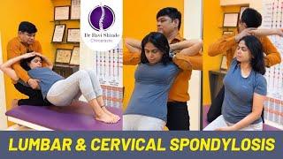 Lumbar & Cervical spondylosis Causes, Symptoms and Treatment (NO SURGERY) By Dr Ravi shindhe #live