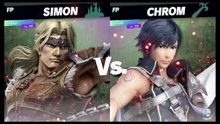 Super Smash Bros Ultimate Amiibo Fights – Request #13129 Simon vs Chrom