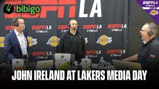 Travis & Sliwa: John Ireland at Lakers Media Day, presented by Bibigo