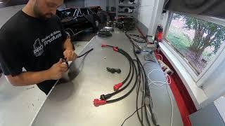 Building custom battery cables for a clean and easy install