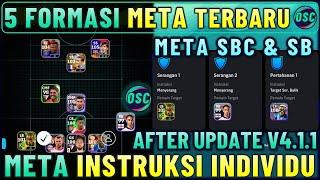 5 FORMASI META TERBARU SERANGAN BALIK CEPAT DAN SERANGAN BALIK EFOOTBALL 2025 MOBILE UPDATE V4.1.1