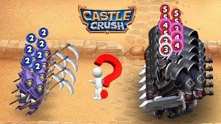 Castle Crush  6 REAPERS vs 18 BLACK KNIGHTS.???  Max VS Extreme Powers.??? Castle Crush Gameplay