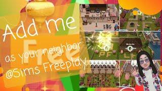 Add me as your neighbor in Sims Freeplay - #mommysongame