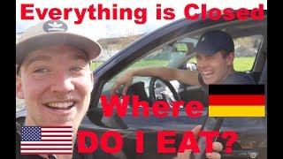 American asks Germans "Was machst du am Sonntag?"