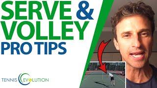 SINGLES TACTICS: How To Serve And Volley Like A Pro (FAST)