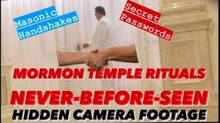 HIDDEN CAMERA FOOTAGE OF MORMON TEMPLE RITUAL - Instructions at the veil - Gilbert Arizona Temple