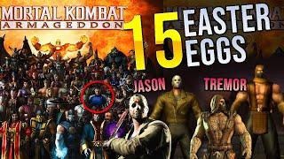 15 Curiosidades, Easter Eggs de Mortal Kombat Armageddon (Version Beta, Roster, Minijuegos)