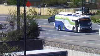 Dart 2020 Proterra Catalyst BE35 #714 on route 28, 707 on route 35 and 2014 Gillig #440 on route 2.