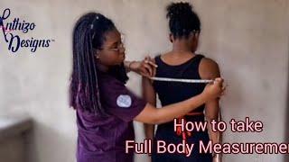 How To Take Full Body Measurements