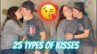 25 TYPES OF KISSES!! *LEADING EACH OTHER ON*