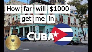 How Much Does It Cost To Live In Cuba, Havana? / How Far Will $1000 Get Me In La Habana?