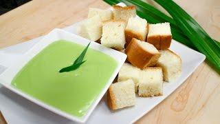 Pandan Coconut Custard "Fondue" Recipe สังขยาใบเตย - Hot Thai Kitchen!