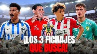 LOS 3 REFUERZOS QUE BUSCA CHIVAS | NOTICIAS CHIVAS | RUMORES CHIVAS 2024