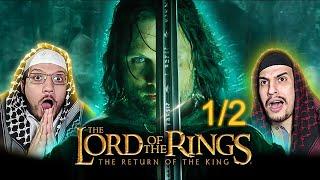 THE LORD OF THE RINGS: THE RETURN OF THE KING MOVIE REACTION PART 1| Arab Muslim Brothers Reaction