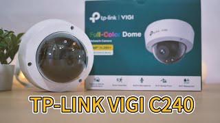 TP-Link 4MP CCTV VIGI C240 Full Color Dome Wired IK10 Vandal-Proof Network Camera (2.8MM) @ IBN