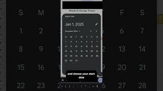 Tutorial: Weight & Dosage Tracker by Injectify