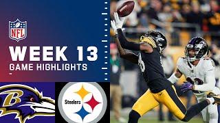 Ravens vs. Steelers Week 13 Highlights | NFL 2021