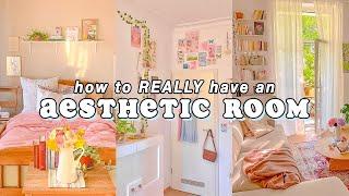 the SECRETS on how to make your room aesthetic🪴 *full guide*