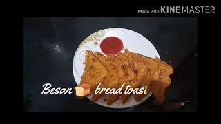 Amazing besan bread toast in kannada {made with left over bhaji batter}|ಬೇಸನ್ ಬ್ರೆಡ್ ಟೋಸ್ಟ್