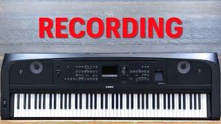 Yamaha DGX-670 - How to record