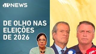 Bolsonaro e Valdemar Costa Neto se encontram para conversar sobre candidaturas; Dora Kramer comenta