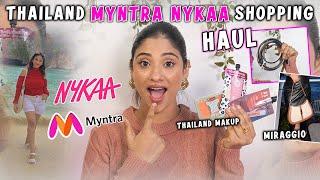 My Thailand  shopping // Nykaa & myntra 2024 huge haul .️