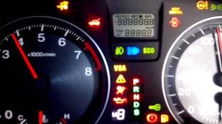 Honda Stream RN6 meter self test