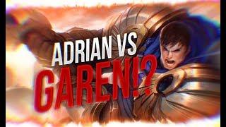 Adrian Riven vs Garen!? Unranked to challenger stream highlights #4