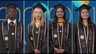 2024 UC San Diego Commencement student speakers celebrate unique journeys, unlimited possibilities