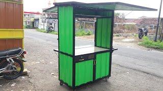 BOOTH SEMI KONTAINER UKURAN 120×60CM RODA 4 SANGAT MURAH BY CV. RAJAKARYA 2