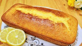 VERY EASY LEMON CAKE, you will make this soft cake every day, a delight 