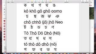 Bangla Alphabet Lesson 2 - CONSONANTS (BANJONBORNO)