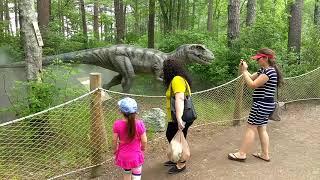 Briel in Edaville park, Dino Land, Carver, MA July 2017