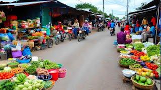 Hidden Cambodian Countryside Markets: Fresh Food, Smiles, and Authentic Street Eats!