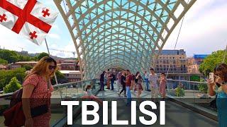 Tbilisi Georgia Walking Tour 2022 4K Walk Travel Vlog  თბილისი