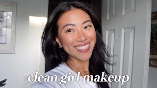 5 MINUTE MAKEUP ROUTINE! Clean Girl Look  (Real Time)