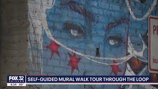 Self-guided mural walk tour through the Loop