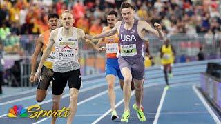 Team USA’s Josh Hoey captures 800m gold at World Indoor Championships | NBC Sports