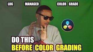 What To Do Before Color Grading In Davinci Resolve | Hord Inc Studios