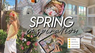 SPRING INSPIRATION | clothing haul, decor shopping, mood board, gardening, & home refresh 