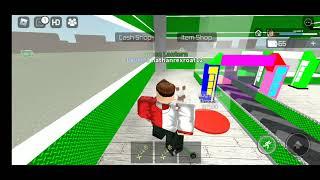 playing super hero tycoon on Roblox on mobile