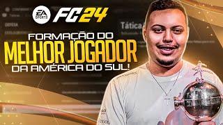 FC 24: FORMAÇÃO TÁTICA DO CAMPEÃO DA AMÉRICA DO SUL  4-3-2-1 do NATHAN CAMPEÃO DA E-LIBERTADORES!