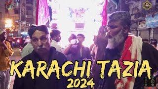 SIDDIQUI BHAI TAZIA KARACHI TAZIA 10 MUHARRAM TAZIA  #vlog #2024 #muharram  @talhabhaivlog