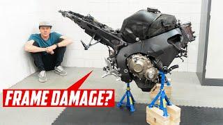 Out With The Damaged Parts On My Wrecked 2018 Honda CBR 1000RR (Part 3)